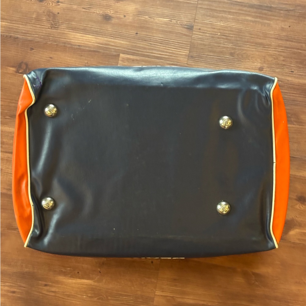 Chicago Bears Navy and Orange Duffel Bag - Picture 4 of 7